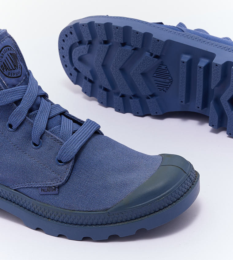 Palladium boots navy blue shop
