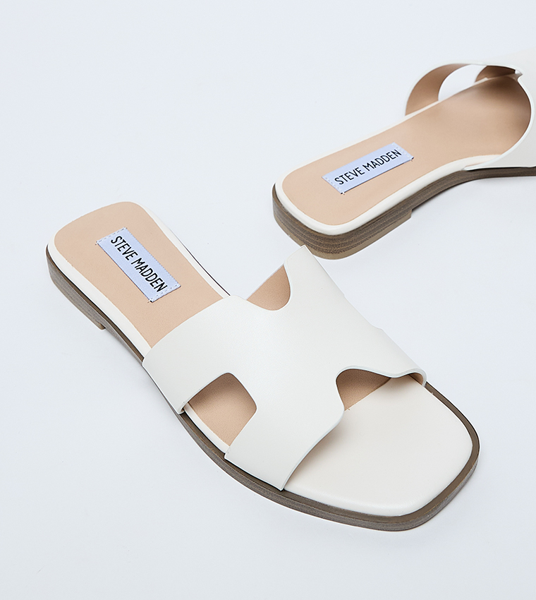 PAVEN Open Toe Flat Sandals
