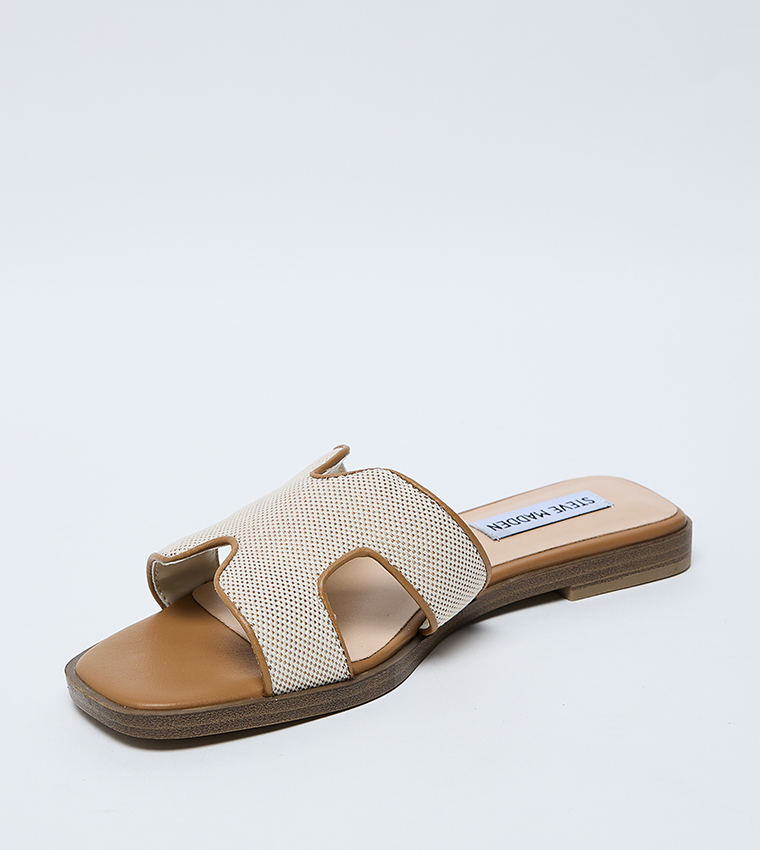 PAVEN Open Toe Flat Sandals