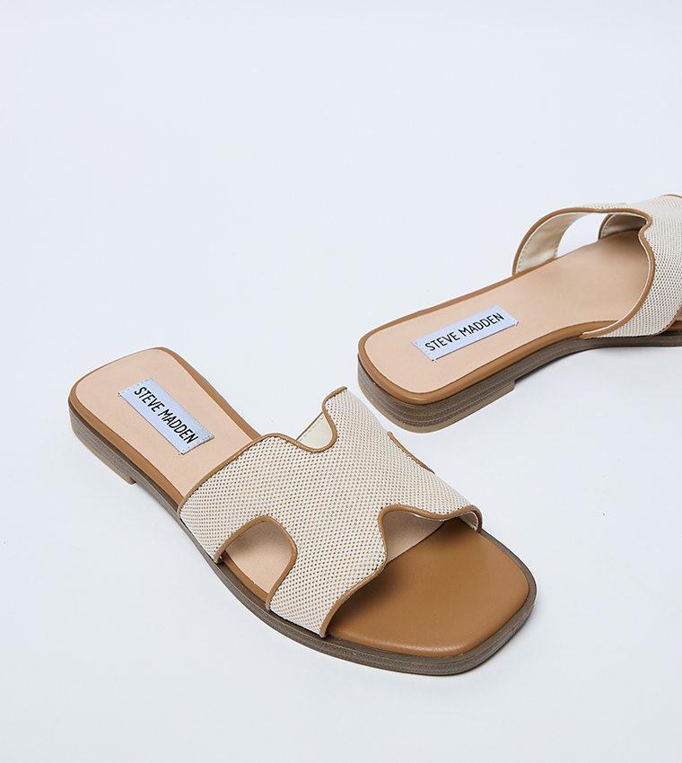 PAVEN Open Toe Flat Sandals