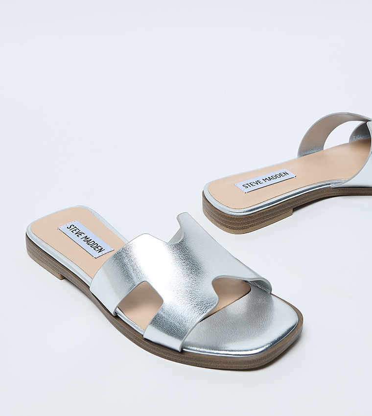 PAVEN Open Toe Flat Sandals