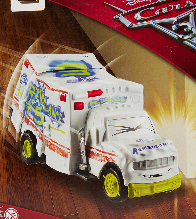 Disney PXR Derby Crash Ambulance Toy