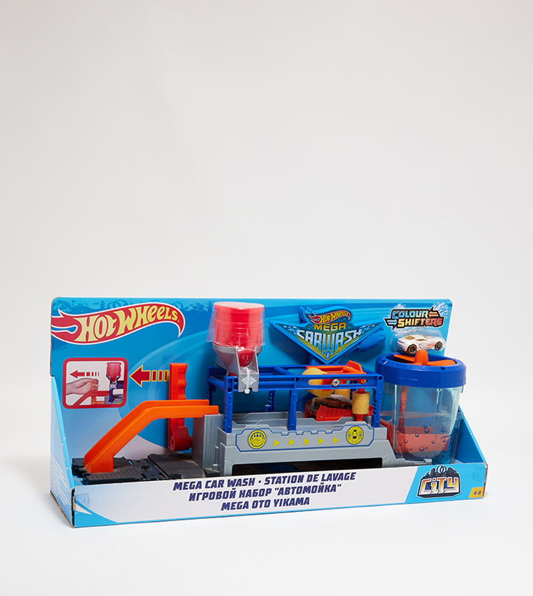 Hot wheels mega car sales wash playset