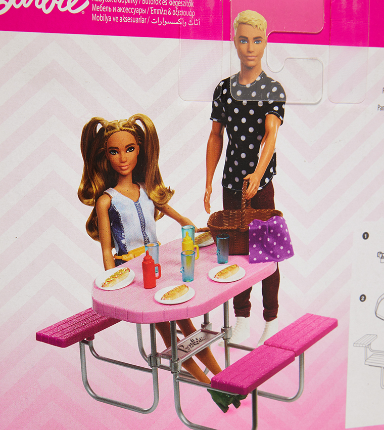 Barbie picnic store table playset
