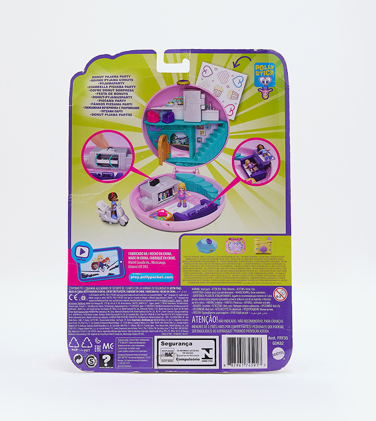 Polly Pocket GDK82 Pocket World Donut Festa do Pijama