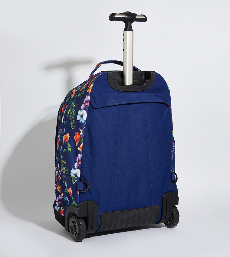 Buy Jansport Printed Trolley Backpack In Blue 6thStreet Oman