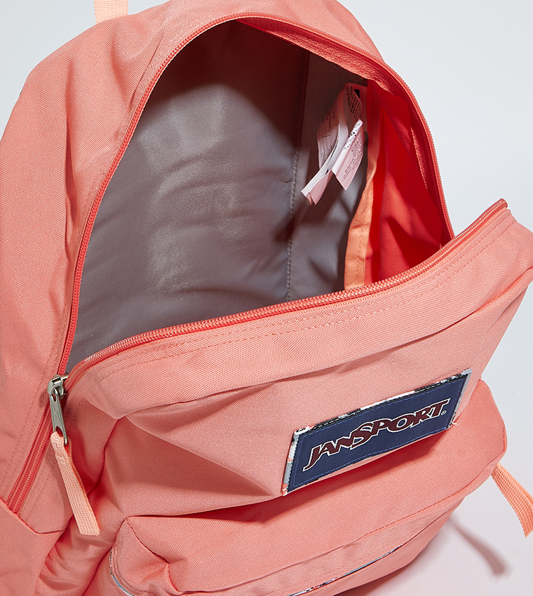 Buy Jansport Logo Detail Backpack In Orange 6thStreet UAE