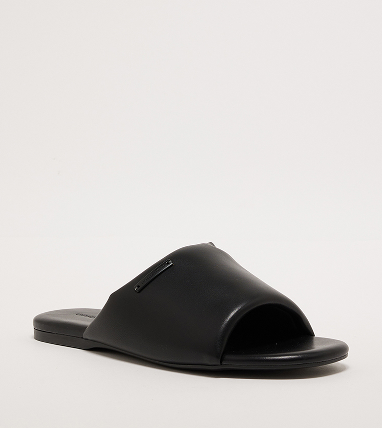 Puffy Open Toe Slide Sandals