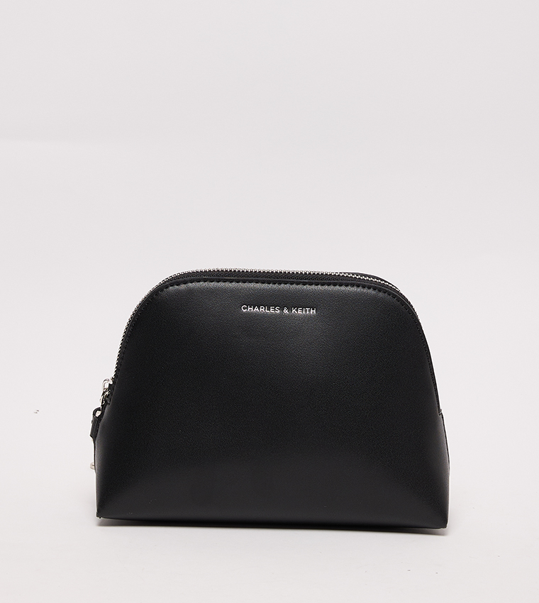 Textured Tote Bag with Pouch