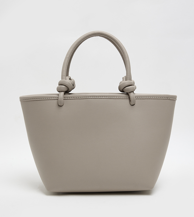 SABINE Knot Detail Tote Bag