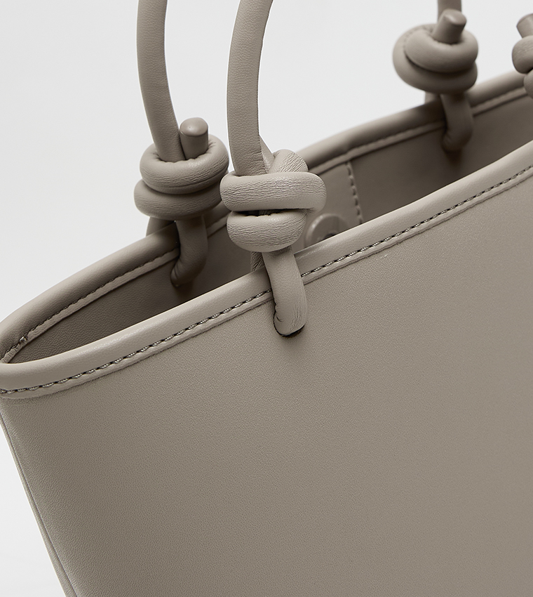 SABINE Knot Detail Tote Bag