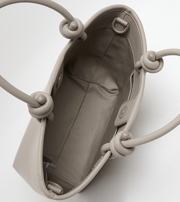 SABINE Knot Detail Tote Bag