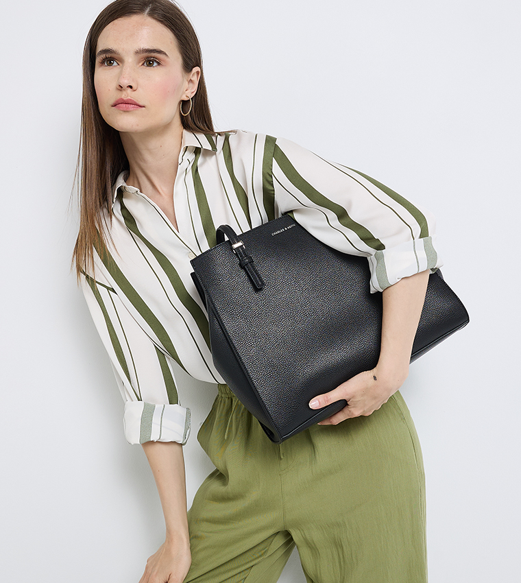 SANSA Textured Tote Bag