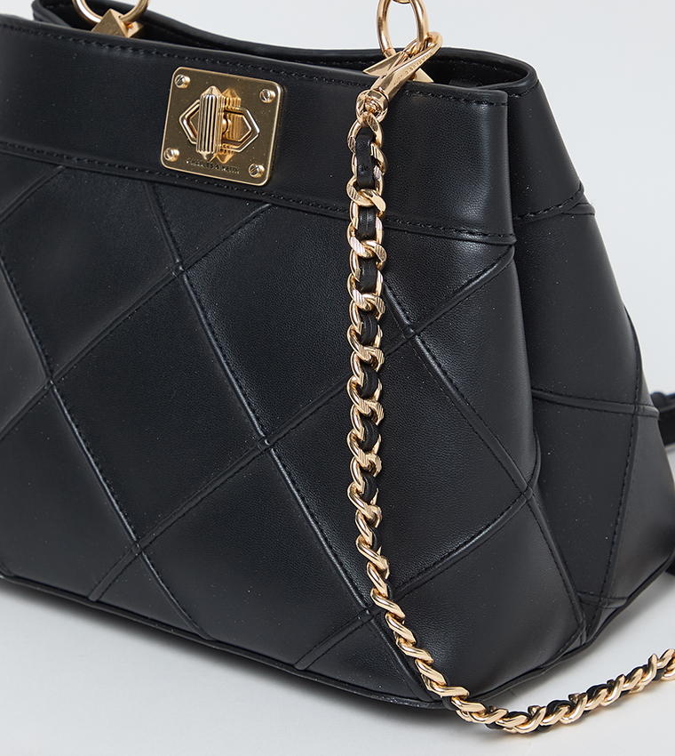 ELENI Quilted Handheld Bag