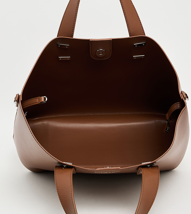 SHANIA Textured Tote Bag