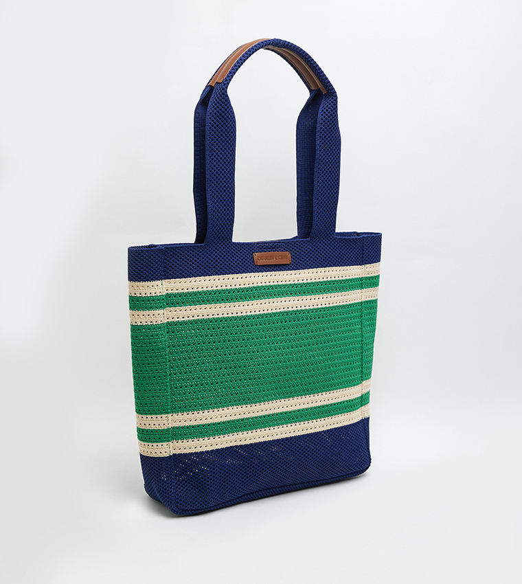 IDA Striped Tote Bag
