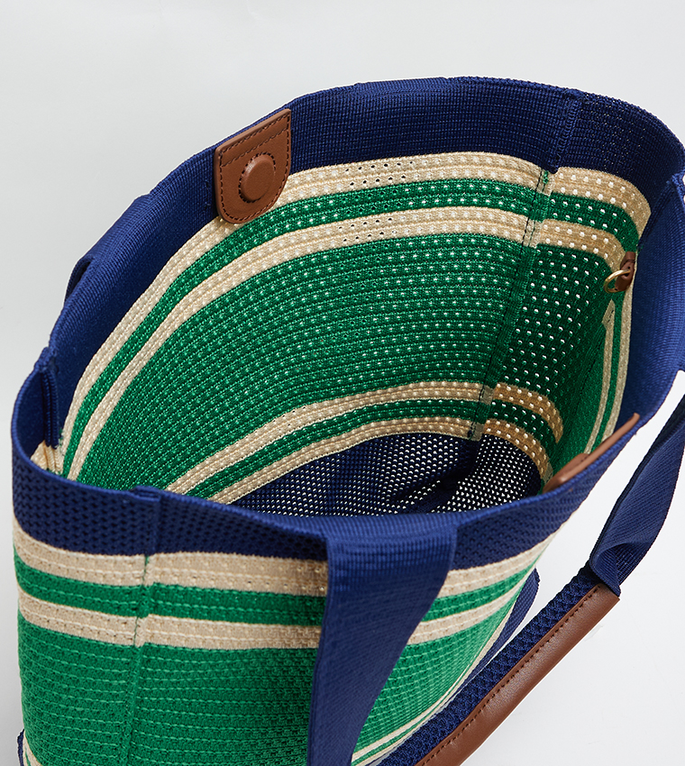 IDA Striped Tote Bag