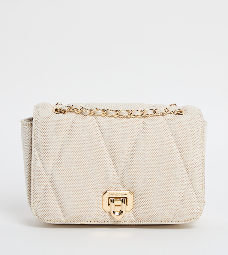 ARWEN Canvas Quilted Crossbody Bag