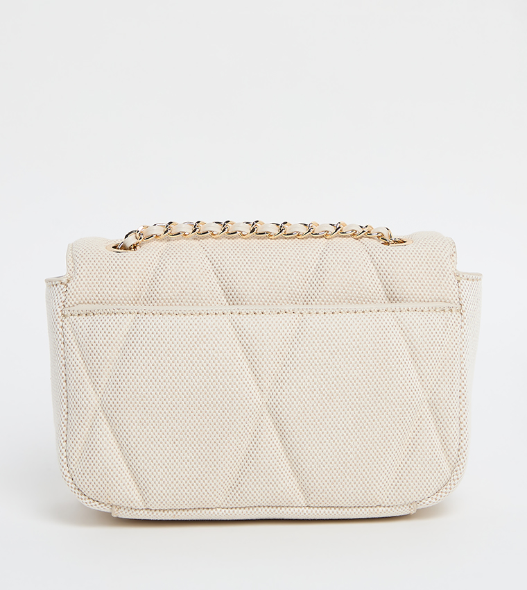 ARWEN Canvas Quilted Crossbody Bag