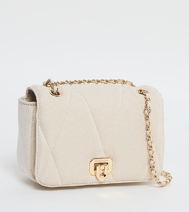 ARWEN Canvas Quilted Crossbody Bag