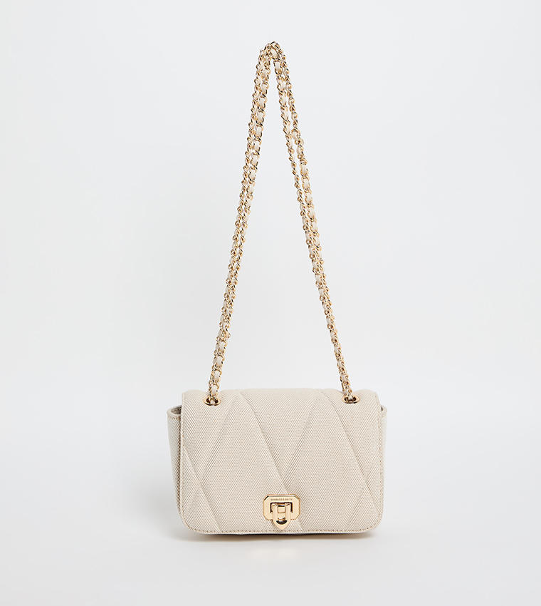 ARWEN Canvas Quilted Crossbody Bag