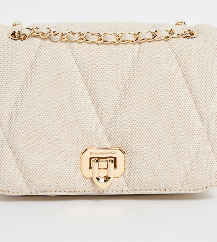 ARWEN Canvas Quilted Crossbody Bag