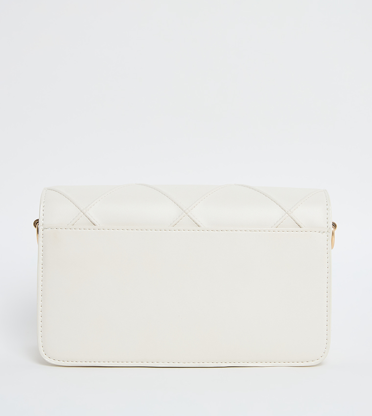 ELENI Quilted Flap Crossbody Bag