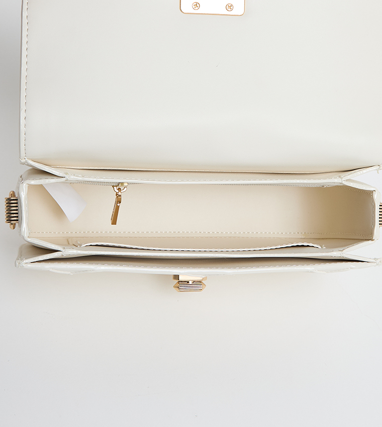 ELENI Quilted Flap Crossbody Bag