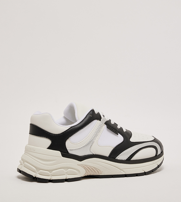 Buy Charles Keith Color Block Lace Up Chunky Sneakers In Multiple Colors 6thStreet Bahrain