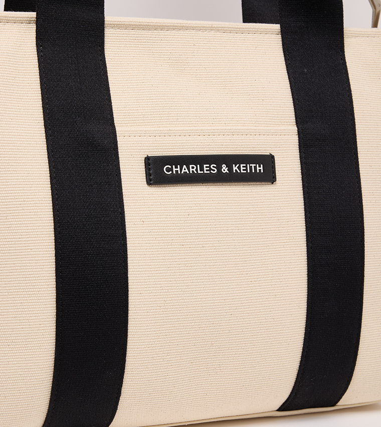 Textured Denim Tote Bag