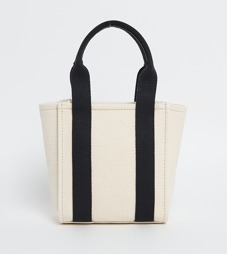LYLA Contrast Trim Tote Bag