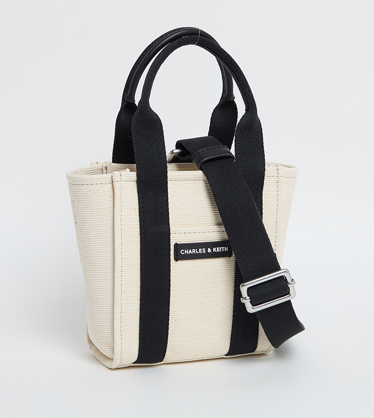 LYLA Contrast Trim Tote Bag
