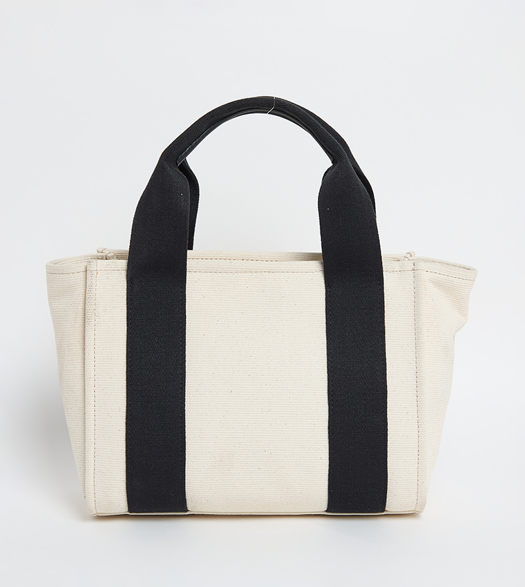 LYLA Contrast Trim Tote Bag