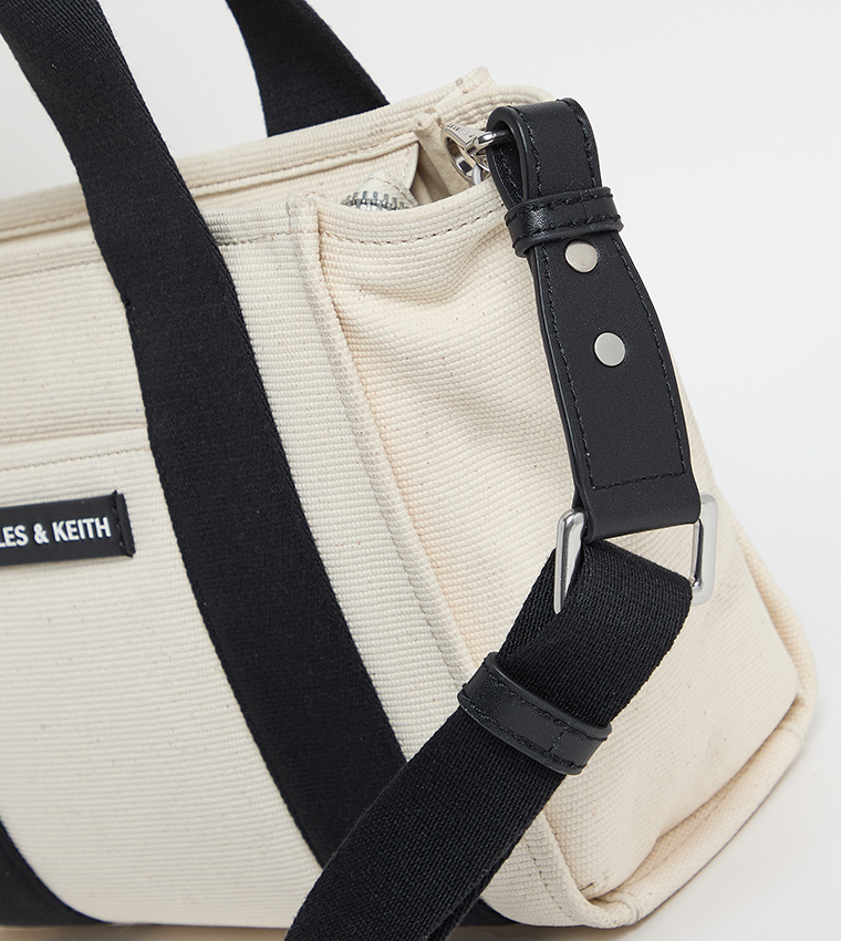 LYLA Contrast Trim Tote Bag