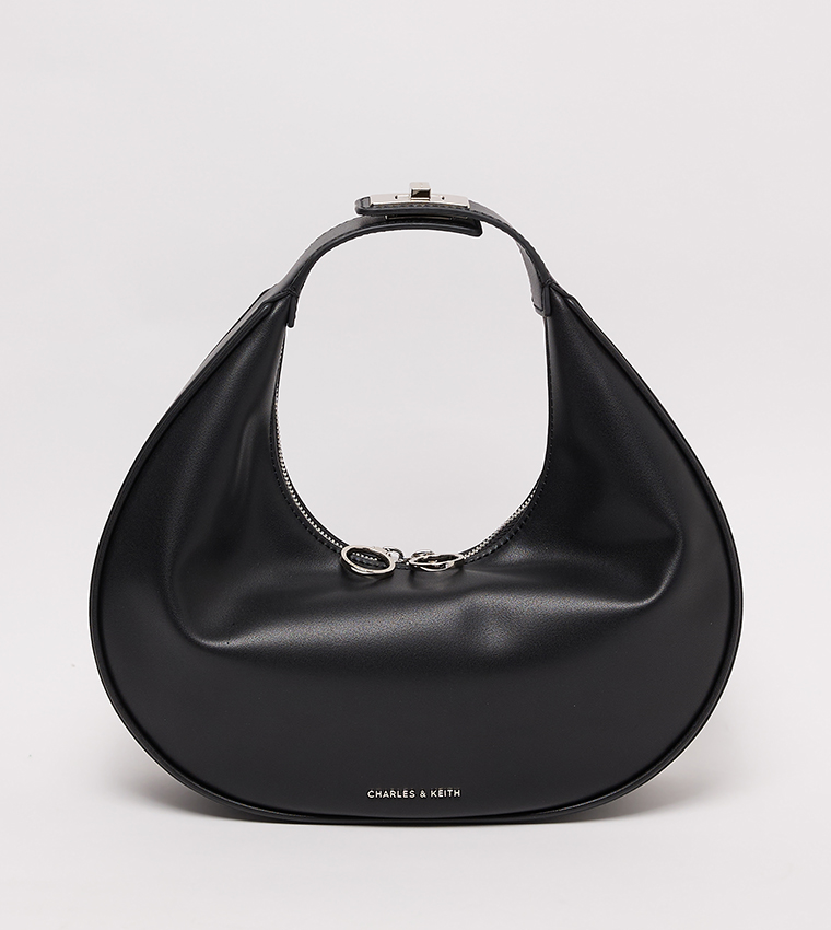 CRESCENT Zippered Hobo Bag