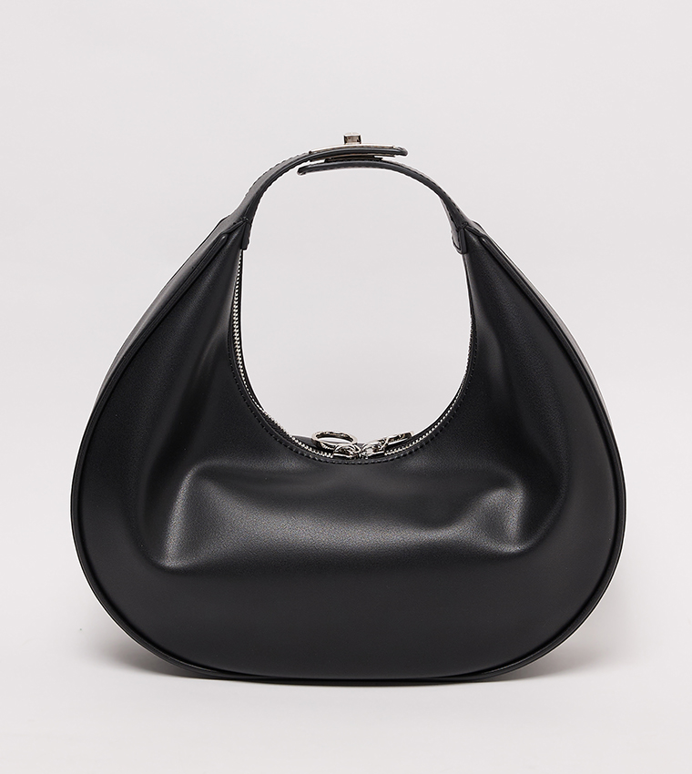 CRESCENT Zippered Hobo Bag