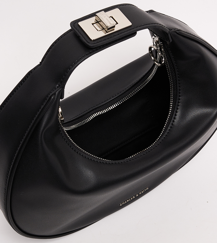 CRESCENT Zippered Hobo Bag