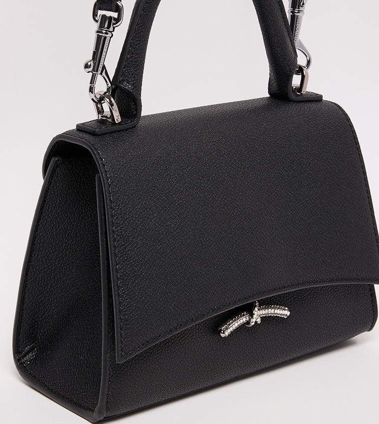 HUXLEY Textured Top Handle Bag