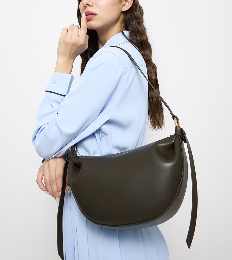 CALLA Textured Shoulder Bag