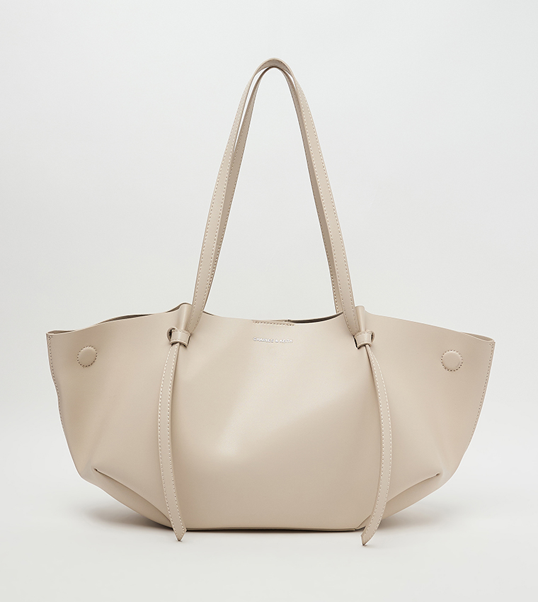 CALLA Textured Tote Bag with Pouch