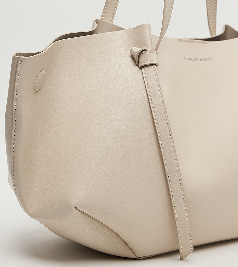 CALLA Textured Tote Bag with Pouch