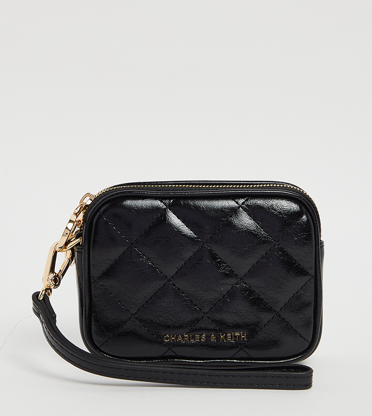 APFRA Quilted Wristlet Pouch