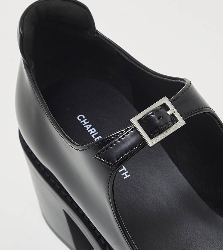 Rooney Buckled Block Heel Mary Janes Shoes