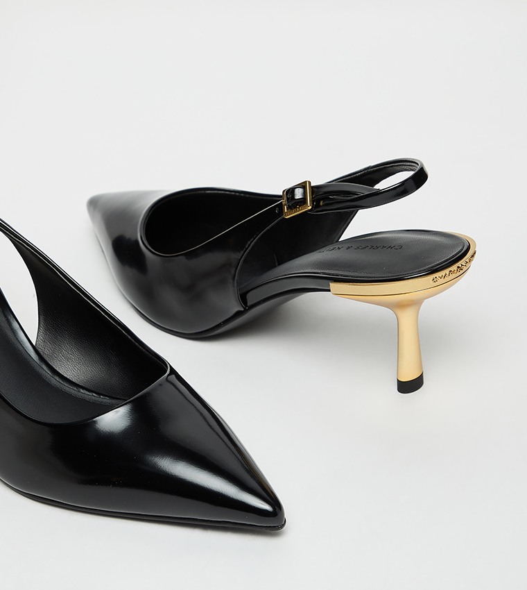 Pointed Toe Slingback Pumps