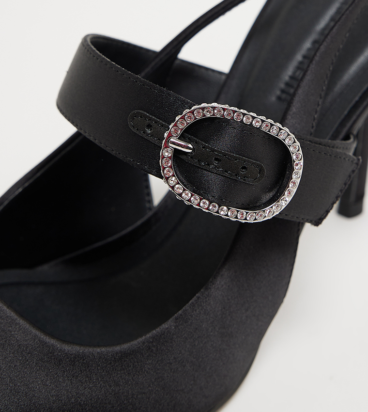 Embellished Slingback Pumps