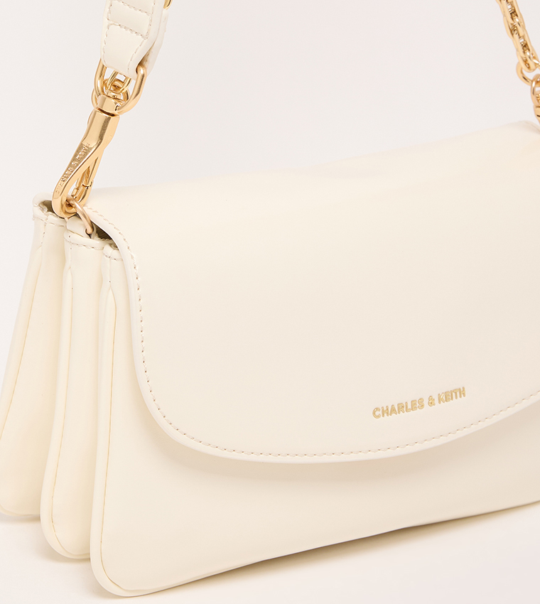 CAIA Flap Closure Shoulder Bag