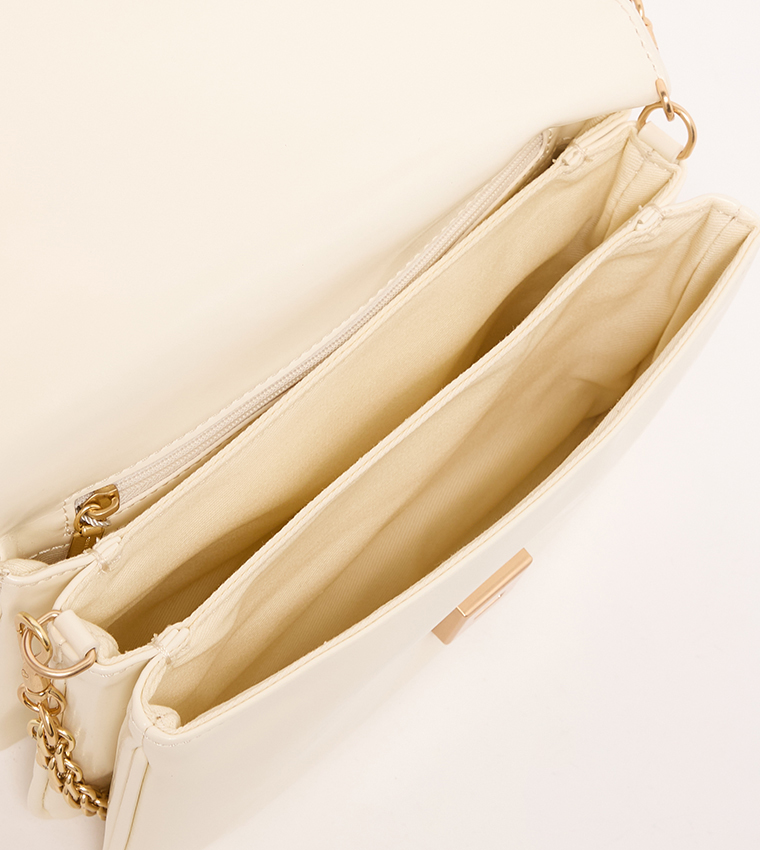 CAIA Flap Closure Shoulder Bag