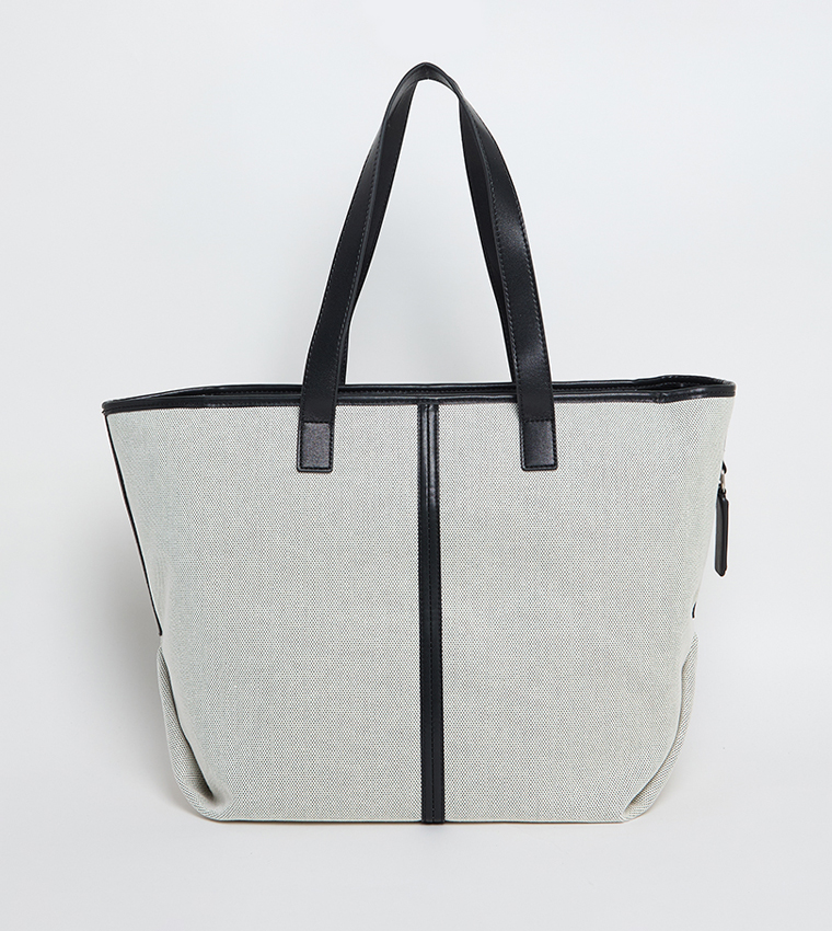 THORA Canvas Multi-Pocket Tote Bag