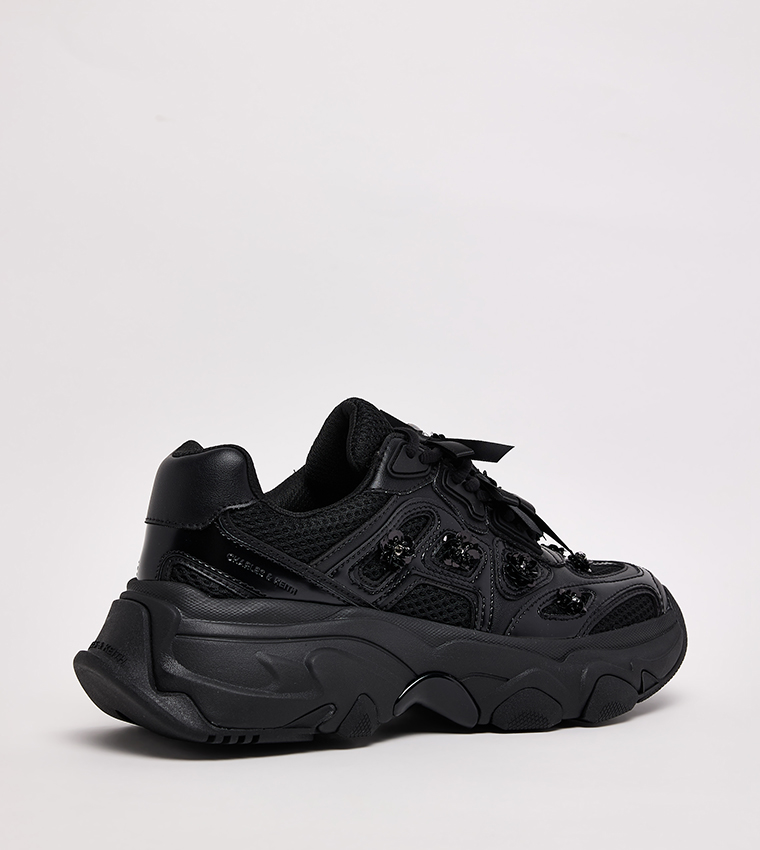 GASKELL Sequined Chunky Sneakers