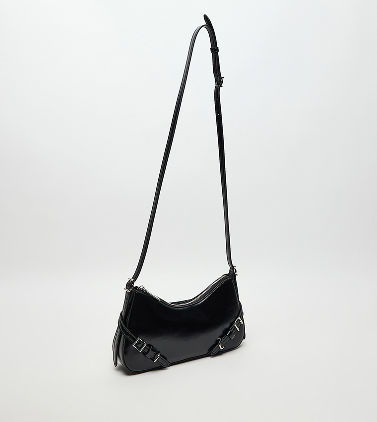 SLOANE Textured Shoulder Bag
